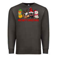 Smoke meowy christmas Premium Sweatshirt - CowGirlArtShop