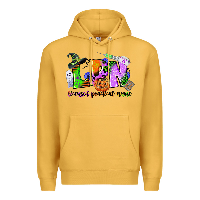 Lpn Licensed Practical Nurse Premium Hoodie by CowGirlArtShop | Teevron