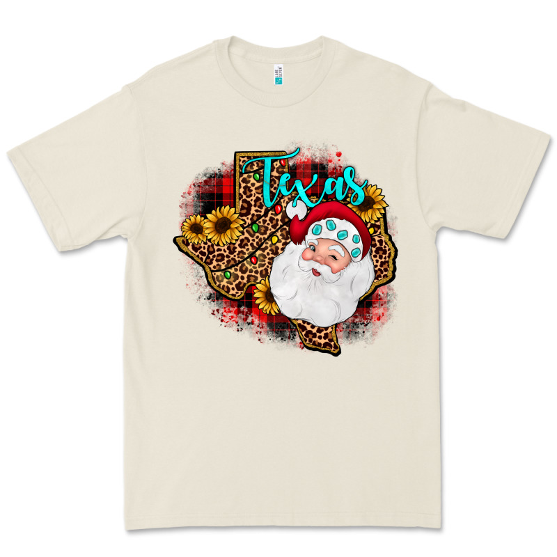 Santa Texas Map Premium Tee by JahusDesignShop | Teevron