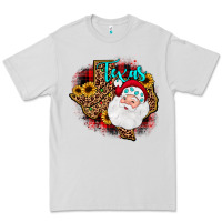 Dove Grey santa texas map Premium Tee - JahusDesignShop