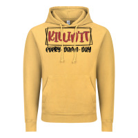 Vintage Mustard killin it every damn day Vintage Hoodie - MaliasSmallBusiness