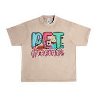 French Oak pet groomer Urban Heavy Tee - MaliasSmallBusiness