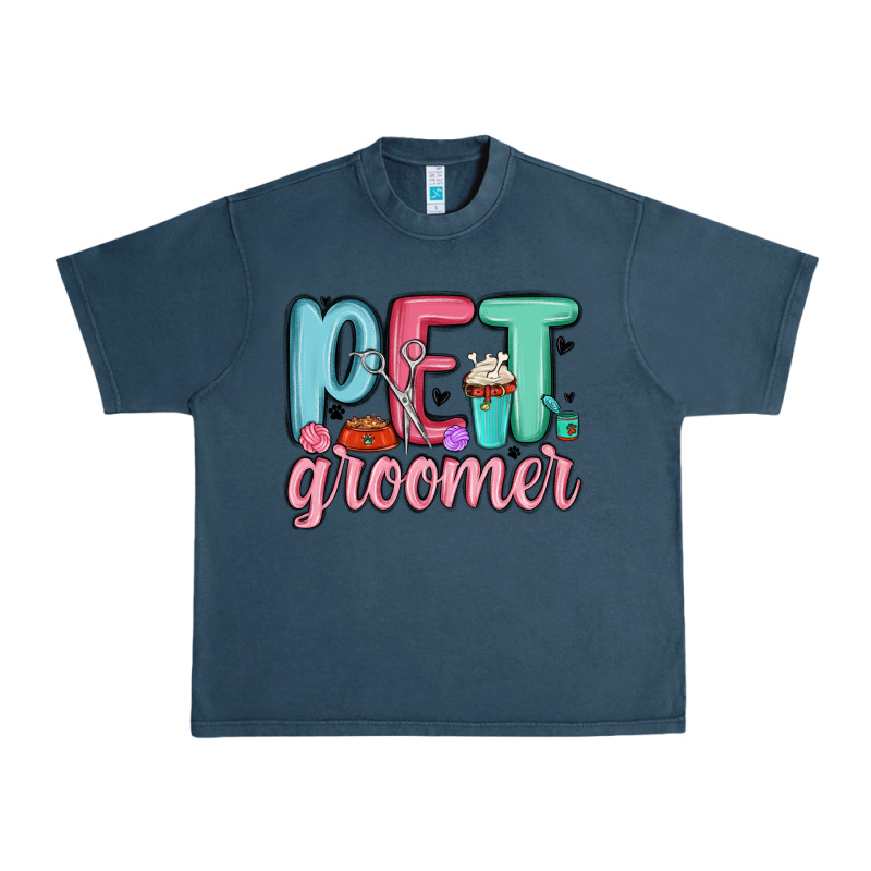 Pet Groomer Urban Heavy Tee by MaliasSmallBusiness | Teevron