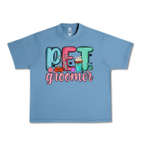 Pebble Blue pet groomer Urban Heavy Tee - MaliasSmallBusiness