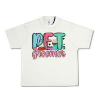 Pistachio pet groomer Urban Heavy Tee - MaliasSmallBusiness
