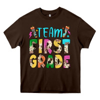 Chocolate Brown team first grade Heavy Core Tee - JahusDesignShop