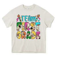 Cream team first grade Heavy Core Tee - JahusDesignShop