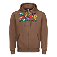 Chestnut summer looks good on me Zipper Hoodie - NancyCooperArtShop