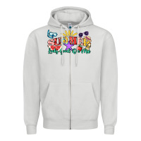 Dove Grey summer looks good on me Zipper Hoodie - NancyCooperArtShop