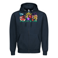 Navy summer looks good on me Zipper Hoodie - NancyCooperArtShop