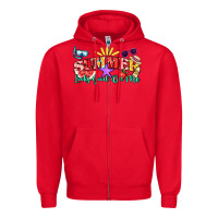 Red summer looks good on me Zipper Hoodie - NancyCooperArtShop