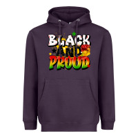 Plum black and proud Heavyweight Hoodie - CowGirlArtShop