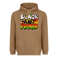 Toasted Coconut black and proud Heavyweight Hoodie - CowGirlArtShop
