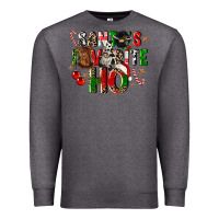 Charcoal Heather santas favorite ho Premium Sweatshirt - CowGirlArtShop