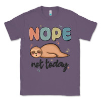 Lavender nope not today Classic Tee - MaliasSmallBusiness