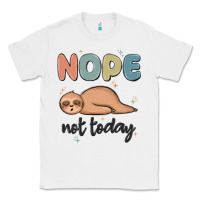 White nope not today Classic Tee - MaliasSmallBusiness