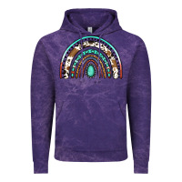 Cloud Purple blessed western rainbow Vintage Hoodie - Jasminsmagicworld