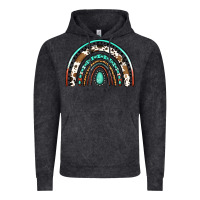 Vintage Black blessed western rainbow Vintage Hoodie - Jasminsmagicworld