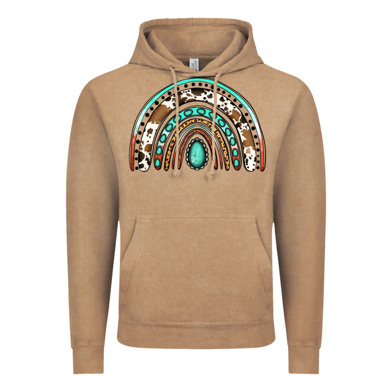 Blessed Western Rainbow Vintage Hoodie by Jasminsmagicworld | Teevron