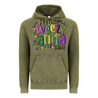 Vintage Olive i'm from weezy anna baby mardi gras Vintage Hoodie - MaliasSmallBusiness