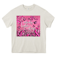 Cream nobody fights alone Heavy Core Tee - AdoDesignShop