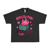 Pigment Black emotional dumpster fire Urban Heavy Tee - MaliasSmallBusiness