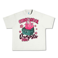 Pistachio emotional dumpster fire Urban Heavy Tee - MaliasSmallBusiness