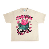 Sandshell emotional dumpster fire Urban Heavy Tee - MaliasSmallBusiness