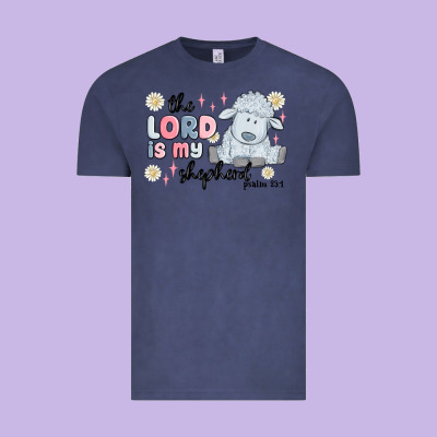 The Lord Is My Shepherd Vintage Tee Designed By Maliassmallbusiness