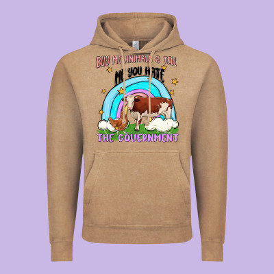 Buy Me Animals Vintage Hoodie Designed By Maliassmallbusiness