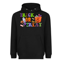 Black trick or treat Heavyweight Hoodie - CowGirlArtShop
