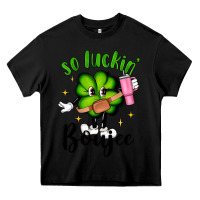 Black so luckin boujee Heavy Core Tee - Artiststas