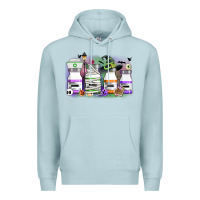 Blue Mist nurse medicine bottles Premium Hoodie - CowGirlArtShop
