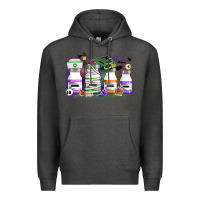 Charcoal Heather nurse medicine bottles Premium Hoodie - CowGirlArtShop