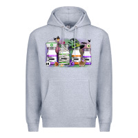 Heather Grey nurse medicine bottles Premium Hoodie - CowGirlArtShop