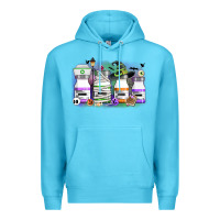 Ocean Blue nurse medicine bottles Premium Hoodie - CowGirlArtShop