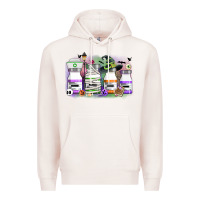 Pale Pink nurse medicine bottles Premium Hoodie - CowGirlArtShop