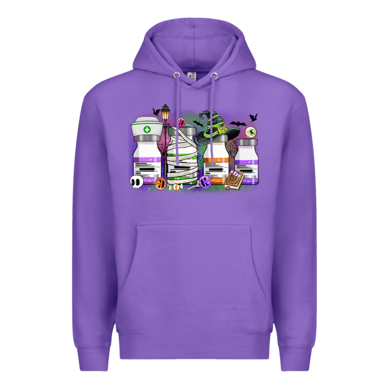 Nurse Medicine Bottles Premium Hoodie by CowGirlArtShop | Teevron