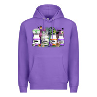 Purple nurse medicine bottles Premium Hoodie - CowGirlArtShop