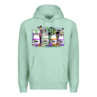 Seafoam nurse medicine bottles Premium Hoodie - CowGirlArtShop