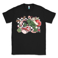 Black gamer christmas game controller Classic Tee - MaliasSmallBusiness