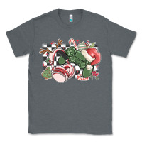 Charcoal Heather gamer christmas game controller Classic Tee - MaliasSmallBusiness