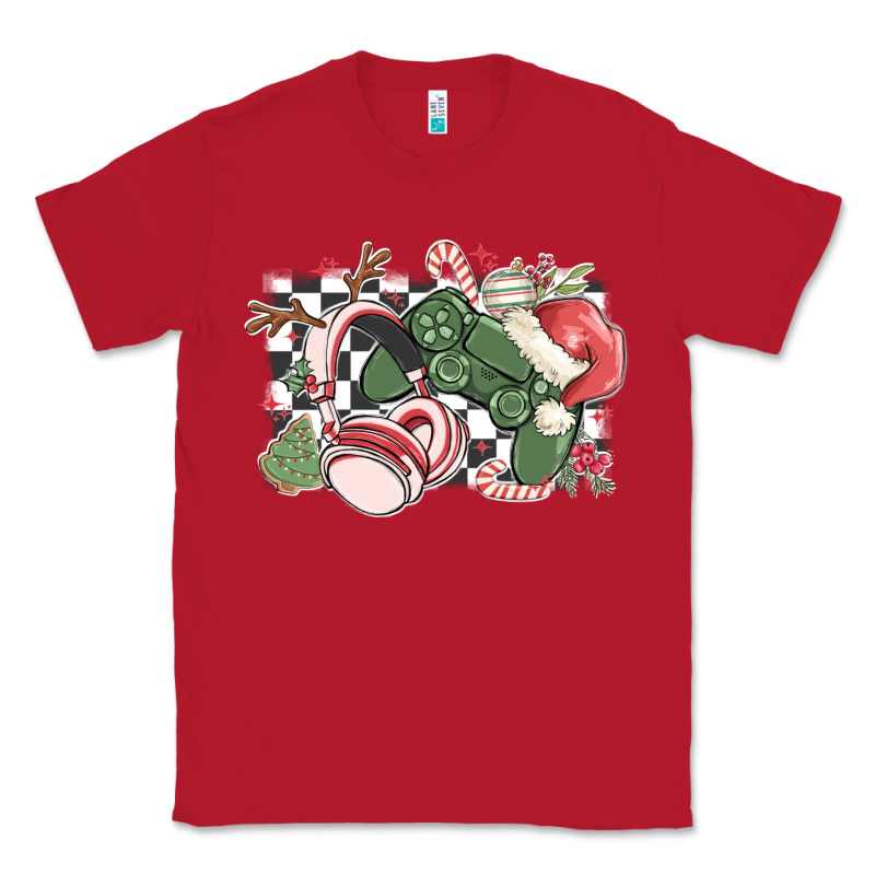 Gamer Christmas Game Controller Classic Tee by MaliasSmallBusiness | Teevron