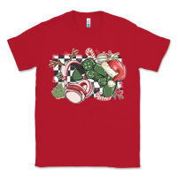 Red gamer christmas game controller Classic Tee - MaliasSmallBusiness