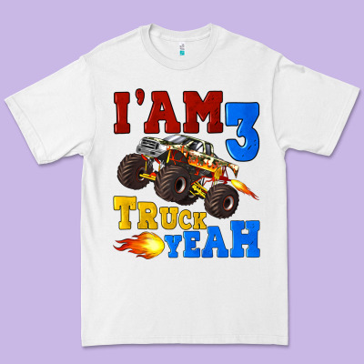 I'am Three Truck Yeah Premium Tee Designed By Artiststas