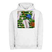 Pigment Lunar Rock baseball uniform and field seamless pattern Urban Hoodie - BundleAndBundleShop