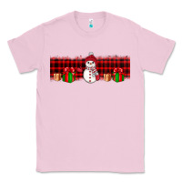 Bubblegum Pink Christmas snowman Classic Tee - JahusDesignShop