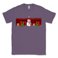 Lavender Christmas snowman Classic Tee - JahusDesignShop