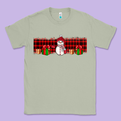 Christmas Snowman Classic Tee Designed By Jahusdesignshop
