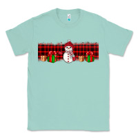 Seafoam Christmas snowman Classic Tee - JahusDesignShop